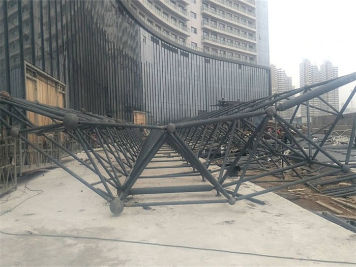 菏泽万豪酒店雨棚网架